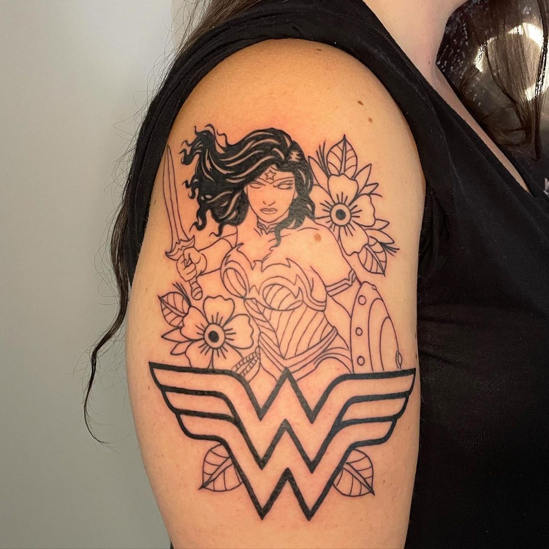 Aggregate 70 Wonder Woman Tattoo Ideas In Cdgdbentre
